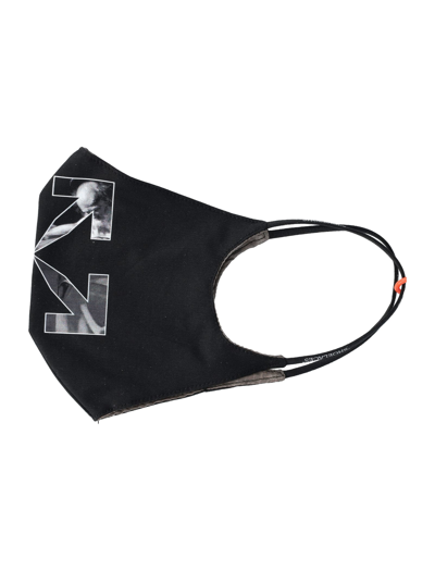 Shop Off-white Caravaggio Arrows Simple Mask In Black