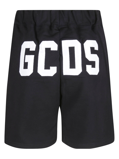 Shop Gcds Waist Printed Detail Shorts In Lilac