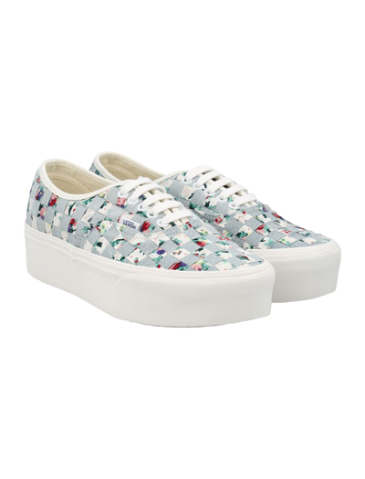 Vans Authentic Stackform Platform Sneakers In Light Blu