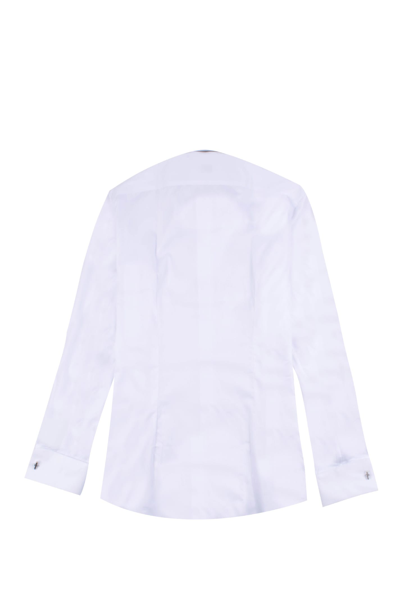 Shop Xacus Cotton Shirt In White