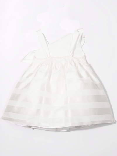 Shop La Stupenderia Flared Sleeveless Dress In White