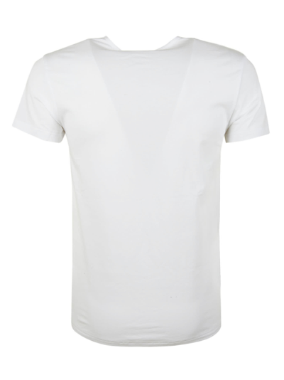 Shop Versace Slim Fit Logo T-shirt In White