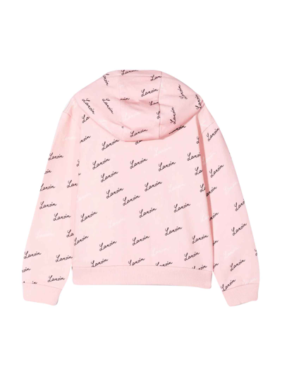 Shop Lanvin Pink Girl Sweatshirt In Rosa