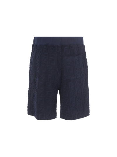 Shop Fendi Shorts In Blu