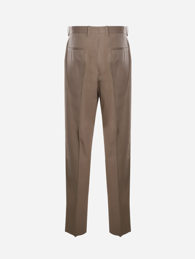 Shop Jil Sander Trousers Made Of Cotton Twill