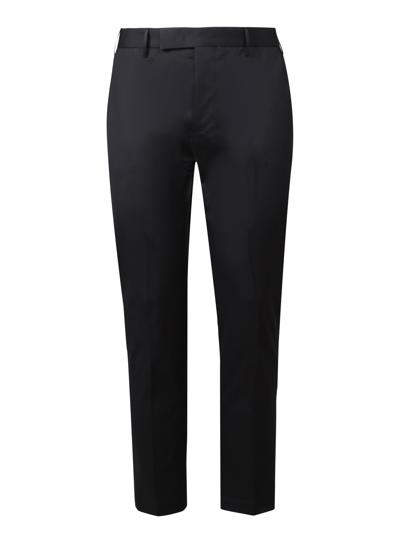 Shop Pt01 Tailored Stretch-cotton Trousers In 0360 Blu