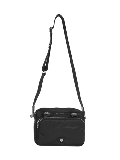 Shop Givenchy Messenger 4g Light Shoulder Bag In Black