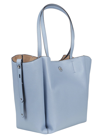 Freya Large Open Tote Bag In Chambray