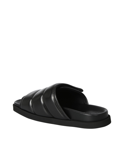 Shop Gia Borghini Slippers In Black