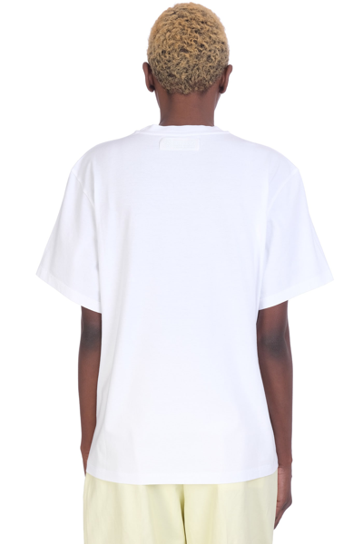 Shop Stella Mccartney T-shirt In White Cotton In Pure White