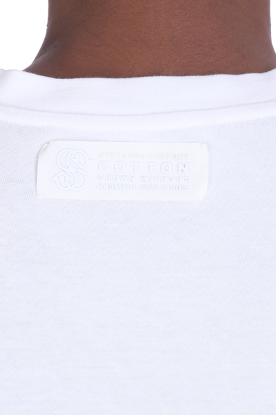 Shop Stella Mccartney T-shirt In White Cotton In Pure White