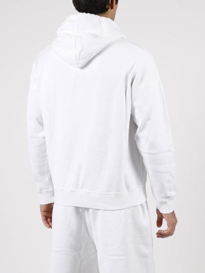 Dsquared2 Icon-print Pullover Hoodie In White