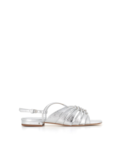 Shop Laurence Dacade Sandal Blaise In Argento