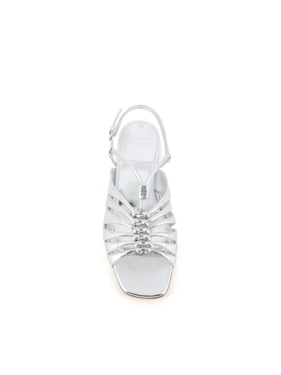 Shop Laurence Dacade Sandal Blaise In Argento