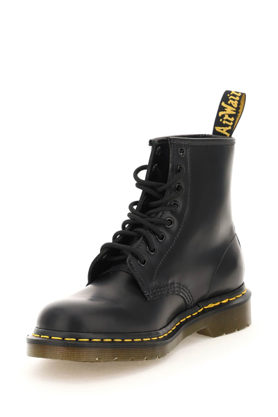 Shop Dr. Martens' 1460 Smooth Lace-up Combat Boots In Black