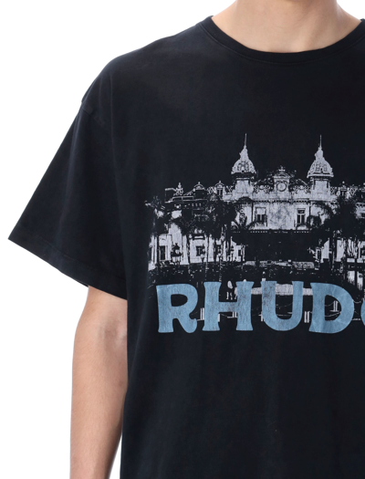 Shop Rhude Casinò T-shirt In Black