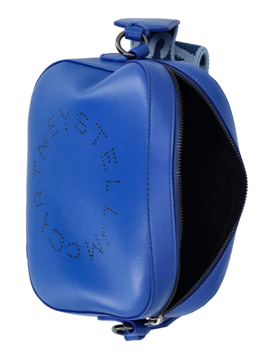 Shop Stella Mccartney Small Camera Bag In Blue