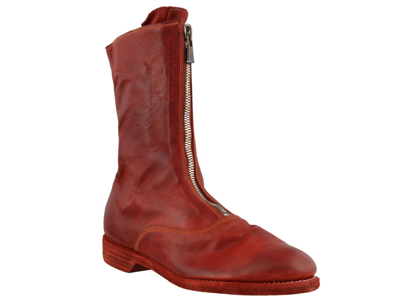 Shop Guidi 310 Booties In Red