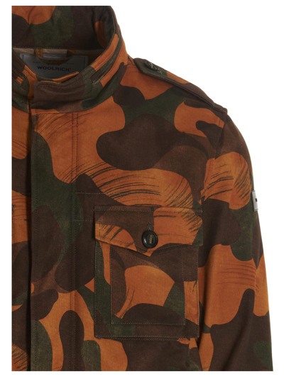 Shop Woolrich Easton Field Jacket In Multicolor