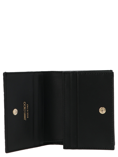 Shop Jimmy Choo Hanne Wallet In Black