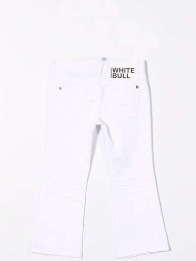 Shop Dsquared2 Flared Jeans In White