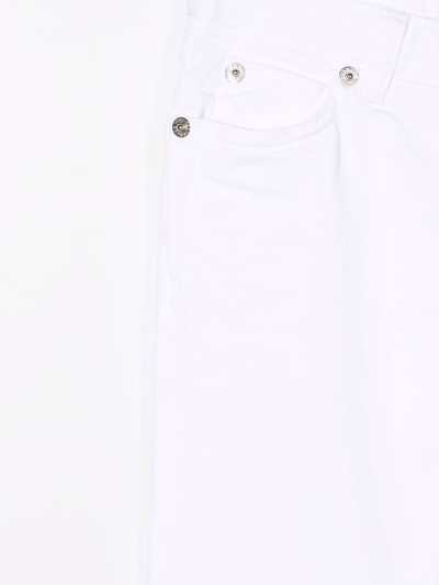 Shop Dsquared2 Flared Jeans In White