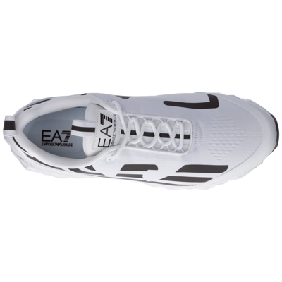 Shop Ea7 Emporio Armani  C2 Ultimate Sneakers In White - Black