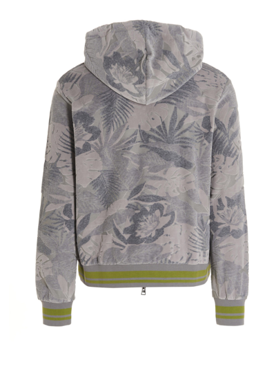 Shop Etro Floral Paisley Sweatshirt In Gray