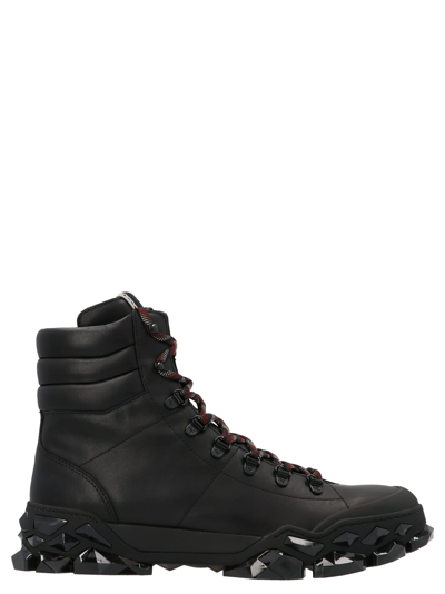 Shop Jimmy Choo Diamond Hiking Boots In Black