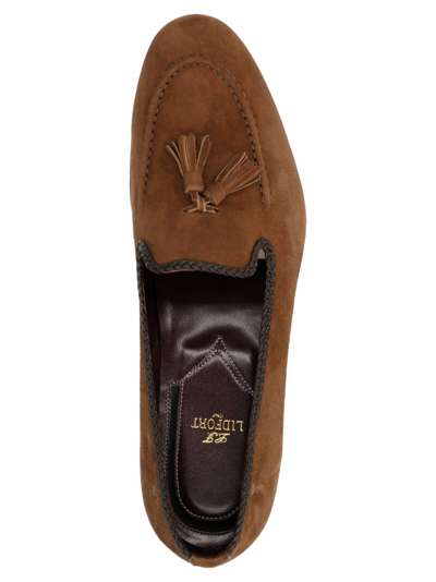 Shop Lidfort Tassel Loafers In Brown