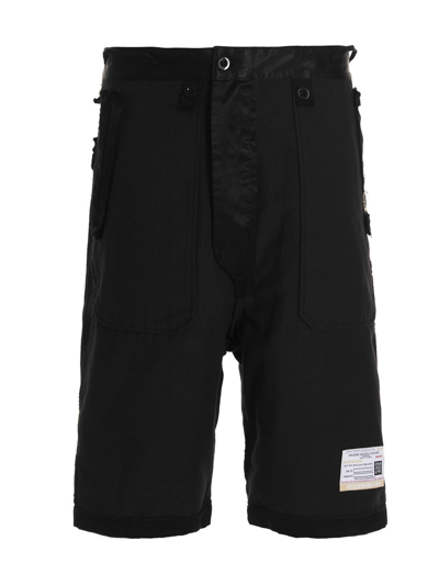 Shop Miharayasuhiro Inside-out Bermuda Shorts In Black