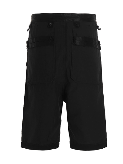 Shop Miharayasuhiro Inside-out Bermuda Shorts In Black