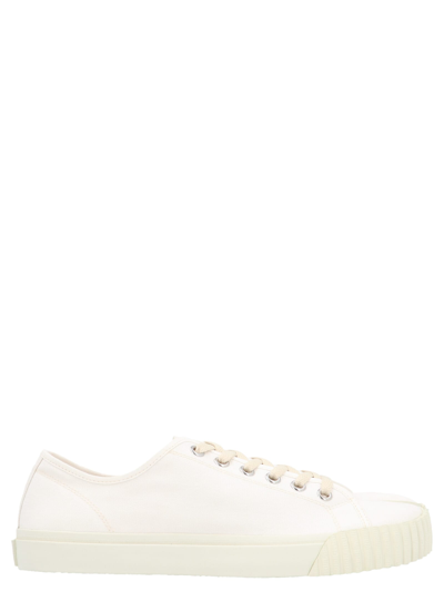 Shop Maison Margiela Tabi Sneakers In White
