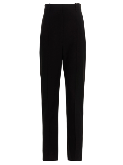 Alexander Mcqueen Virgin Wool Pants In Black