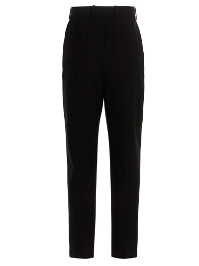 Alexander Mcqueen Virgin Wool Pants In Black