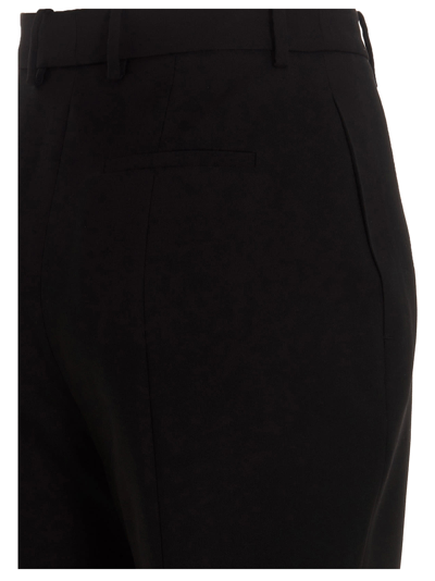 Alexander Mcqueen Virgin Wool Pants In Black