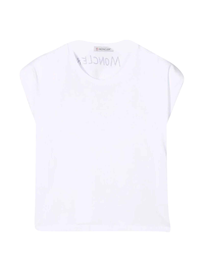 Shop Moncler Unisex White T-shirt