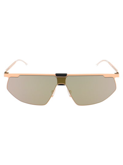 Shop Mykita Paris Sunglasses In 454 Mh47 Safrane/pitchblack