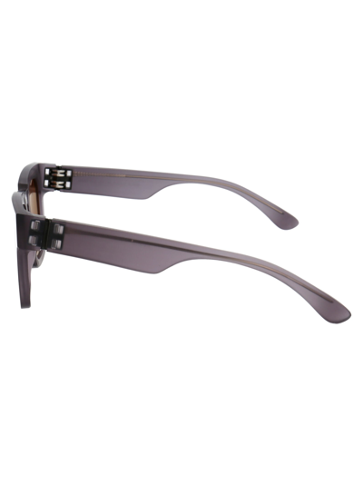 Shop Mykita Mmraw021 Sunglasses In 823 Raw Smoke | Brown Solid