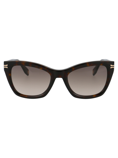Shop Marc Jacobs Mj 1009/s Sunglasses In Wr9ha Brown Havana
