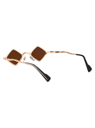 Shop Kuboraum Maske Z14 Sunglasses In Pg Bronzegold