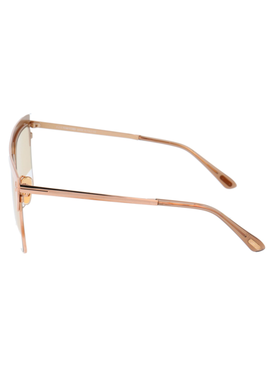 Shop Tom Ford West Sunglasses In 33z Rose Gold