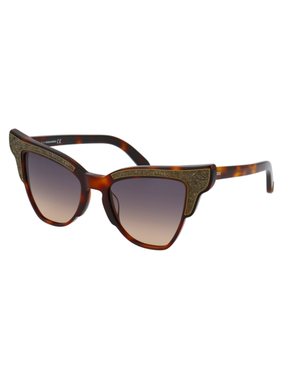 Shop Dsquared2 Dq0314 Sunglasses In 52b Black