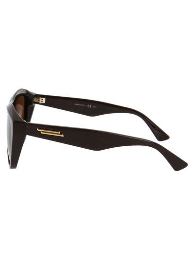 Shop Bottega Veneta Bv1092s Sunglasses In 004 Brown Brown Brown