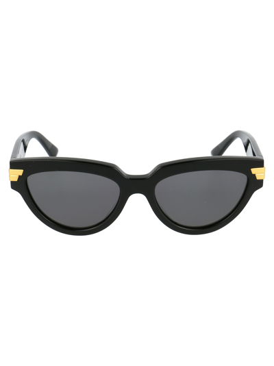 Shop Bottega Veneta Bv1035s Sunglasses In 001 Black Black Grey