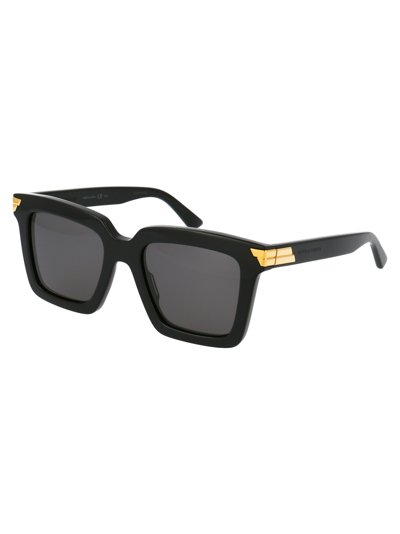 Shop Bottega Veneta Bv1005s Sunglasses In 001 Black Black Grey