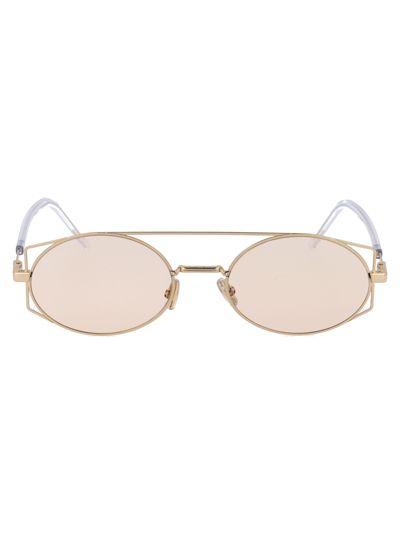 Shop Dior Architectural Sunglasses In J5gvc Gold