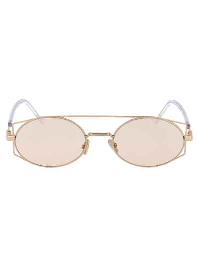 Dior Architectural Sunglasses In J5gvc Gold