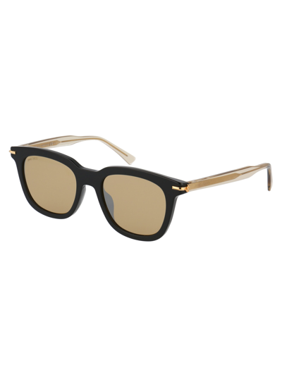 Shop Jimmy Choo Amos/s Sunglasses In 807t4 Black