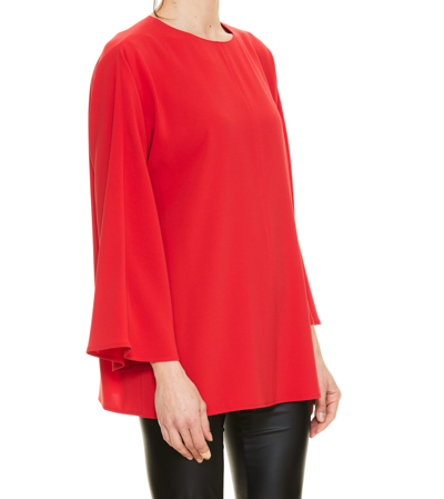 Shop Alberto Biani Blouse In Rosso